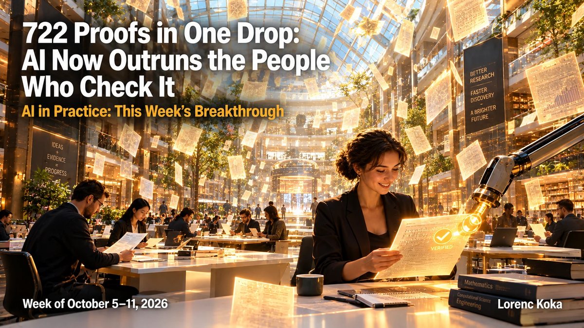 722 Proofs in One Drop: AI Now Outruns the People Who Check It