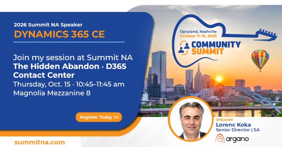 The Hidden Abandon · D365 Contact Center — Community Summit NA 2026 · Nashville